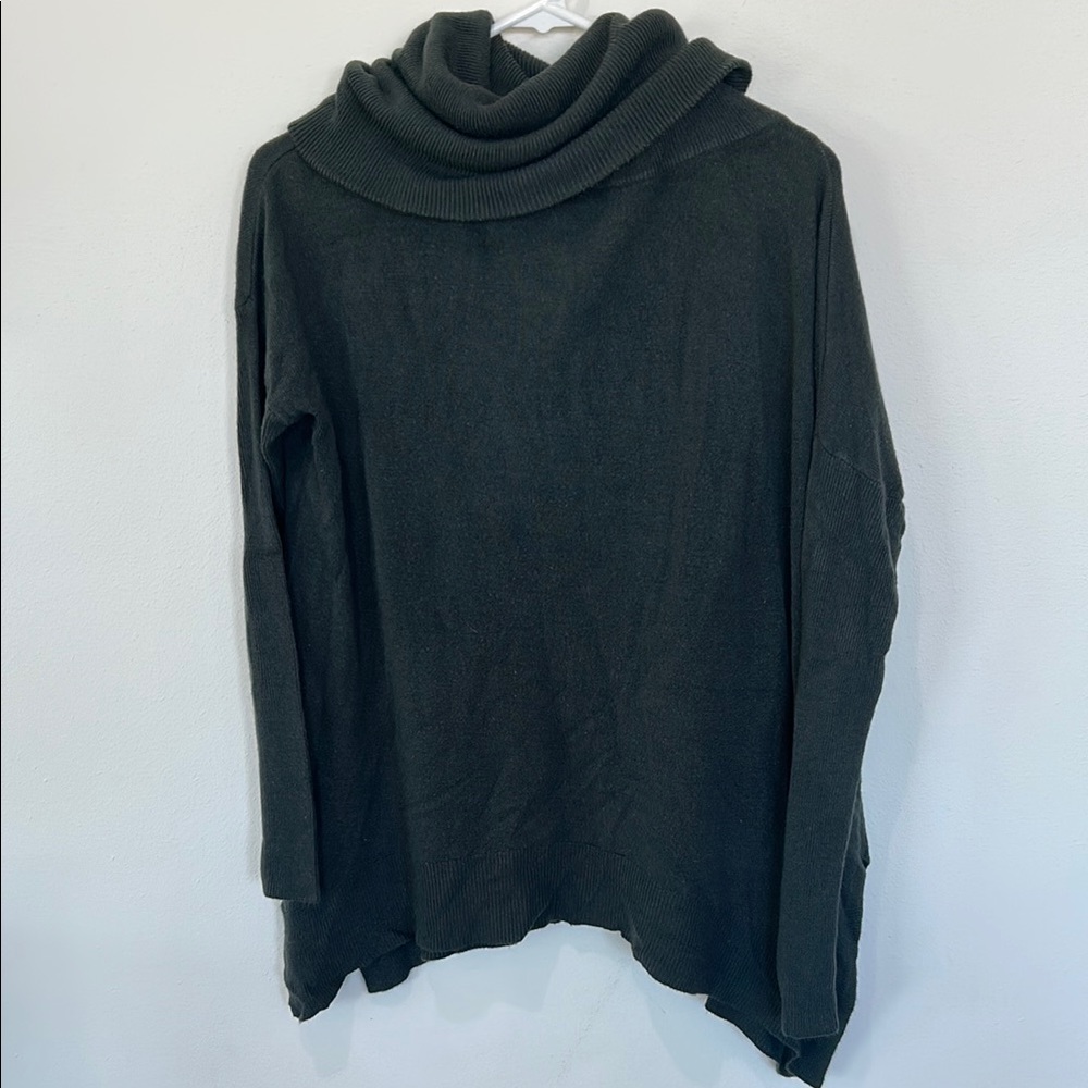 Dark Gray Cowl Neck Sweater